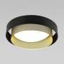 Потолочный светодиодный светильник Eurosvet Imperio 90286/1 черный/золото Smart