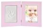 Фоторамка Innova PI07885 Фоторамка 13*18 + набор для лепки Baby Keepsake photo and imprint kit розовая, МДФ Б0032001